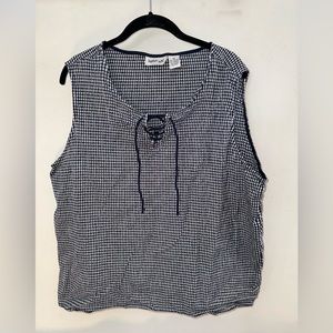 Krazy Kat Woman Lace-Up Tank top